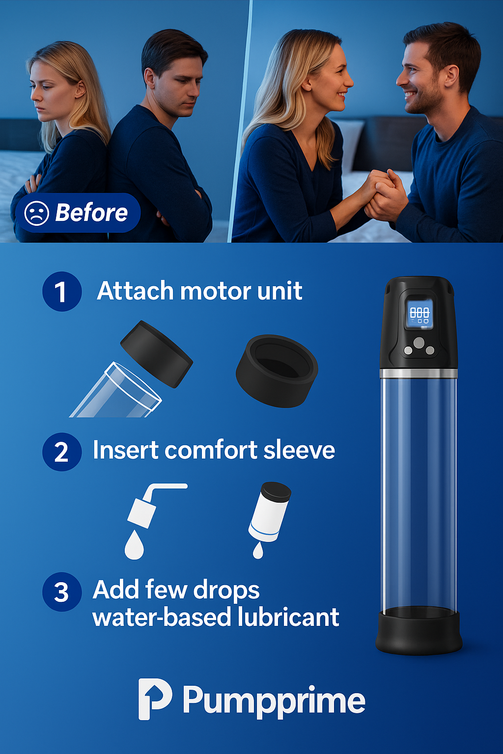 PumpPrime™ Penis Pump (Manual & Automatic Versions Available)